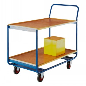 Workshop Trolley 2 Tier Ply Shelves